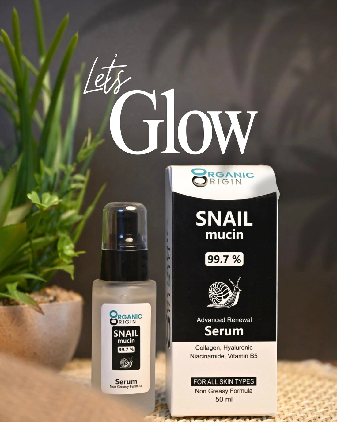 Organic Origin Snail Mucin Skin Care Bundle